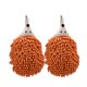 thumbnail image 1 of Toallas de mano con forma de bola (juego de 2): sécate las manos al instante y cómodamente con esta creativa toalla decorativa de erizo para baño (juego de 2, naranja)., 1 of 8