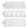 thumbnail image 2 of HOMOBABE Plastic Cake Stencils for Baking and Decoration, 1 Set, 15.7 x 6.3 x 0.08 Inches, Reusable Baking Template, 2 of 6