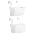 thumbnail image 1 of Hanging Flower Pots Hooks 2PCS Garden Tool Metal Iron For Railing Fence Home Decor Detachable Balcony Plant Holder, 1 of 18