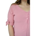 thumbnail image 4 of Blusa de escote V, talla extra, modelo 7375 (Rosa) rosa 38 Roman Fashion Blusa extra 7375, 4 of 6