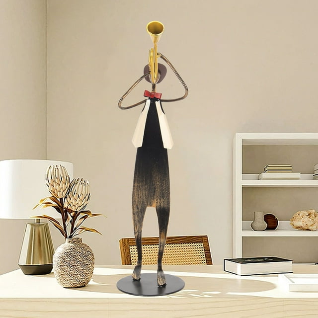 Trumpet Statues, Trumpet Figurine Waterproof Abstract Modern Fade Resistant for Office