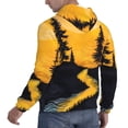 thumbnail image 6 of Sikiie Sunset River Pine Trees Men's Hoodie, Essentials Hoodie, Sweatshirt, Pullover Hooded Sweatshirt for Men-Small, 6 of 7