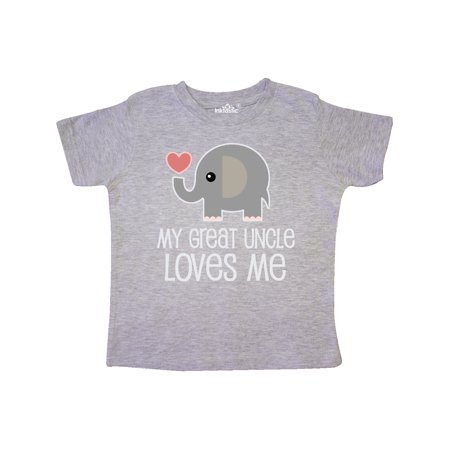 

Inktastic My Great Uncle Loves Me Gift Toddler Boy or Toddler Girl T-Shirt