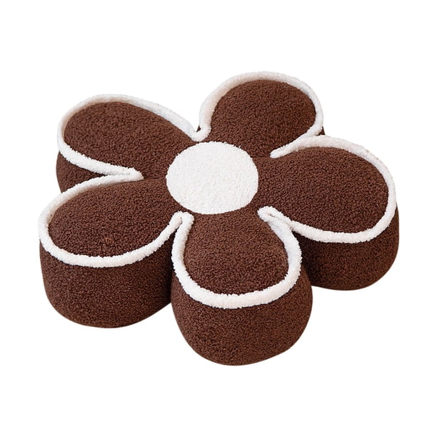 Fundas de almohada, fundas de almohada, fundas de almohada decorativas, cojín grueso para futón con flores de cinco pétalos, decoración para el hogar, cojín suave para sofá, cojín para dormitorio, coj