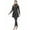 A11-Black, variant on Wdgfv Women Modest Swimsuits Ruffle Full Coverage Arabic 2 Pieces Bathing Suit