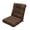 Brown, variant on Outdoor Chair Cushions Set of 2, 42x21x4 Inch Patio Cushion for Dining/Rocking Chairs, High Back Soft Seat Pad with Ties Navy
