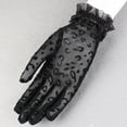 thumbnail image 3 of Coofit Gants Courts à Imprimé Léopard : Gants de Costume Doux et Tendance, Gants de Fête pour Femmes, 3 of 10