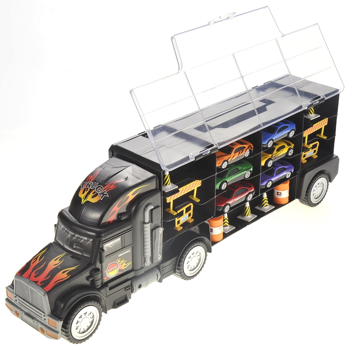 Wonder Wheels Transport Car Carrier Truck - Black