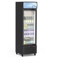 thumbnail image 3 of Garvee 11.3Cu.ft Commercial Refrigerator with Glass Door,Display Fridge with LED Light,Adjustable Shelves,Easy to Move,Black, 3 of 9