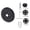 Black, variant on Aluminum Alloy Bicycle Computer Stem Top Cap Mount Holder for Garmin Bryton Cateye, Universal MTB Road Bike Stopwatch GPS Bracket