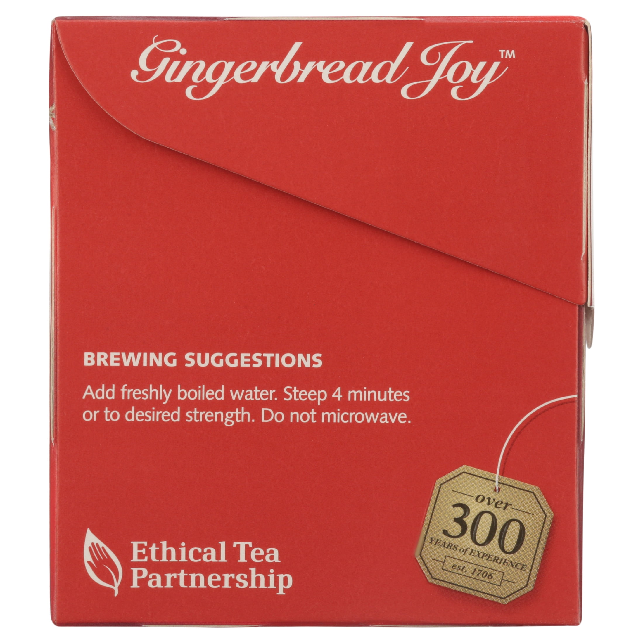 Twinings Gingerbread Joy Ginger and Cinnamon Black Tea Bags, (6) 20 Count Boxes (120 Ct.)