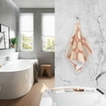 thumbnail image 2 of Yayeee 100% Cotton Hand Towels for Bathroom 16" x 28" Soft Absorbent Kitchen Towel, Beige Geometric, 2 of 7