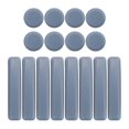 thumbnail image 2 of 16 Pcs Furniture Glides PTFE Sliders Self-Adhesive Furniture Glides Set Round Square for Furniture E, 2 of 5