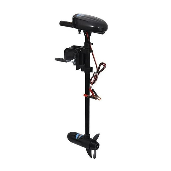 28 LBS 12V Electric Trolling Motor, 260W Outboard Boat Engine ,Transom Mount Inflatable Fishing Kayak Propeller ,Easy to Install