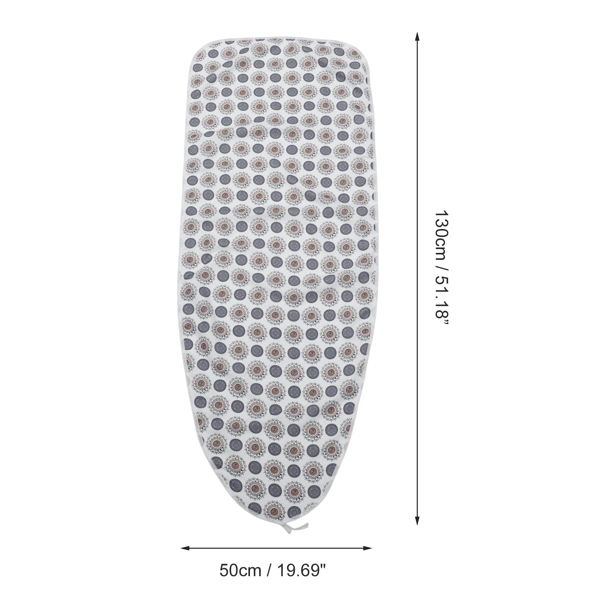 Unique Bargains Durable Ironing Board Cover 1 Piece Standard Gray Blue, Brown