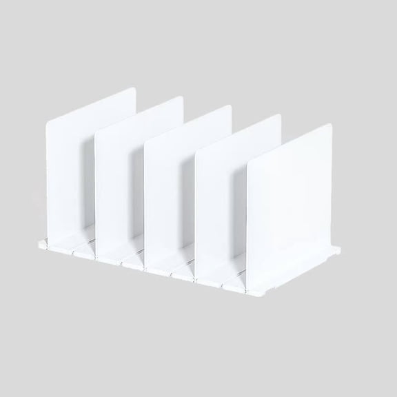 Closet Divider Panels Organizer for Bags and Books, Plastic Storage Rack Set