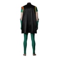 thumbnail image 5 of Disfraz de fantasía de Robin para adultos, disfraz de Koriand'r, mono, capa, antifaz, trajes de fantasía para mujer, traje de fiesta de carnaval de Halloween, 5 of 5