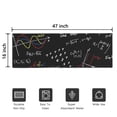 thumbnail image 5 of Math Equations Colorful Graphs Black Pattern Door Rugs,Washable Non Slip Door Mats Indoor,Decorative Door Mats,Entry Mat Indoor for Entrance,Bedroom,Kitchen,Bathroom,16"x47", 5 of 6