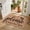Peru Black, variant on Half Circular Door Mat 16"x24",Footprint Absorbent Non Slip Welcome Mats for Front Door,Vintage Brown Black Please Remove Your Shoes Diatomaceous Entryway Rug for Bathroom Kitchen Apartment Entrance