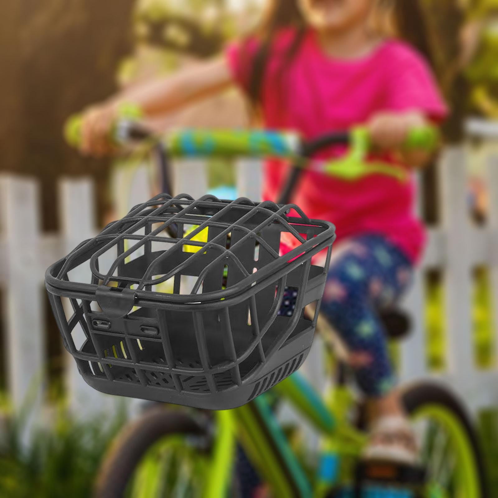 Front Bike Basket Front Basket Removable Basket with Lid Durable Bike Frame Basket for Kids Bikes, Road Bikes Riding