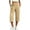 Khaki, variant on Capri Pants for Women Solid Color Loose Wide Leg Jogger Pants Elastic Double Drawstring Waist Button Cuff Thick Warm Fleece Stretch Breathable Casual Street Daily Walking Shopping Outdoor
