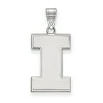 thumbnail image 1 of 10k White Gold LogoArt University of Illinois Large Pendant, 1 of 2
