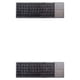 thumbnail image 4 of Teclado plegable Injueey teclado inalámbrico recargable para computadora portátil Teclados de escritorio Suministros de computadora Negro 2piezas, 4 of 6