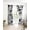 Green, variant on Sage Green Geometric Blackout Curtains 39 Inches Long,Thermal Insualted Grommet Curtains & Drapes,Simple Black Gray Abstract Striped Room Darking Curtains for Living Room 2 Panels 27.5"W x39"L