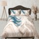 thumbnail image 1 of Azul y Beige Mármol Ropa de cama Conjunto de Dormitorio Contemporáneo Estética Funda Nórdica,, 1 of 4