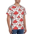 thumbnail image 5 of Rocae Amanita Red Mushroom for Men's Moisture-Wicking Crew Tee - T-Shirt for Sports, Outdoor Activities, and Casual WearLarge, 5 of 9