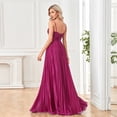 thumbnail image 4 of Sexy Backless Maxi Formal Dress for Women with Sequin, Sleeveless Pleated Evening Gowns for Wedding and Cocktail, 4 of 6