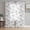 Light Gray, variant on Sheer Curtains 45 Inch Length 2 Panels Set for Kitchen, Vintage Dinosaur Semi Sheer Curtains for Windows, Primitive Animals Wildlife Hand-painting Voile Window Treatments Rod Pocket Curtain