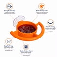 thumbnail image 5 of Diceymbol Orange Oriole Window Bird Feeder,4 Inch Suction Cup Jelly Bird Feeders for Outdoors Window Garden Patio, Gifts for Bird Lovers, 5 of 10
