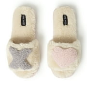 Nine West Women's Novelty Slide w Applique Slippers