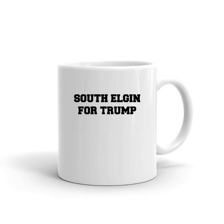 

South Elgin For Trump Ceramic Dishwasher And Microwave Safe Mug By Undefined Gifts