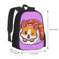 thumbnail image 2 of Sigee Corgi In Sushi Roll for Simple large capacity backpack Travel Laptop Backpack, Business for Travel and Daily Use, 2 of 9