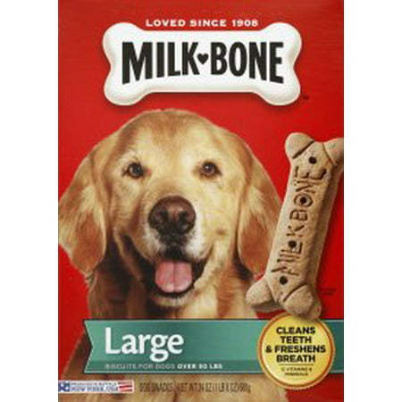 Milk-Bone Original Dog Biscuits, Large-sized Dog Treats, 10-Pound