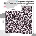 thumbnail image 5 of Pink and Black Of Leopard Print Toddler Nap Mats for Kids Preschool,Sleeping Mat Bag or Kids,Toddler Sleeping Bag,Toddler Nap Mat or Daycare, 5 of 6