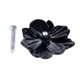 thumbnail image 3 of 1set Black Rose Knob w / Tornillo Vintage Aleación Agujero de un solo agujero Mueble Flor Pull Gabinete Door Cajera Caja 41 * 37mm, 3 of 6