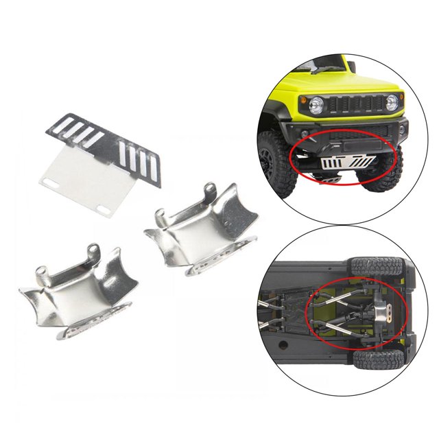 Pieza de coche RC perfke 1:16 Modelo de coche repuesto 26x45mm + 23x18mm