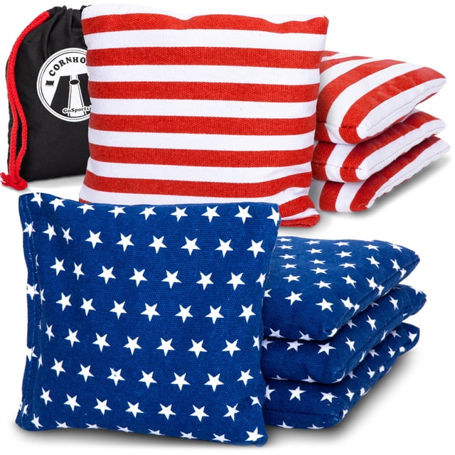 Set de pufs Cornhole GoSports Official para todo tipo de clima, 8 piezas