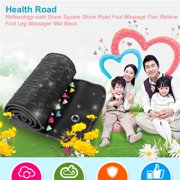 Qiilu Reflexology Stone Foot Accupoints Masssae Mat Pain Relief Feet Walk Massager Health Care