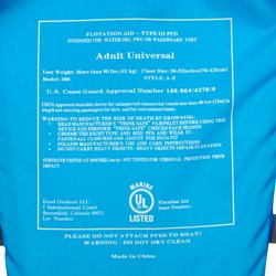 X2O Universal 2X/3X Life Vest, 2-Pack, Blue Coral photo 7