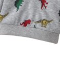 thumbnail image 6 of Esho 2Pcs Infant Baby Boys Sweatshirt Jogger Clothes Set, Toddler Boys Dinosaur Print Hoodie Tops + Pants Sweatsuit Outfits, Size 3M-3T, 6 of 8