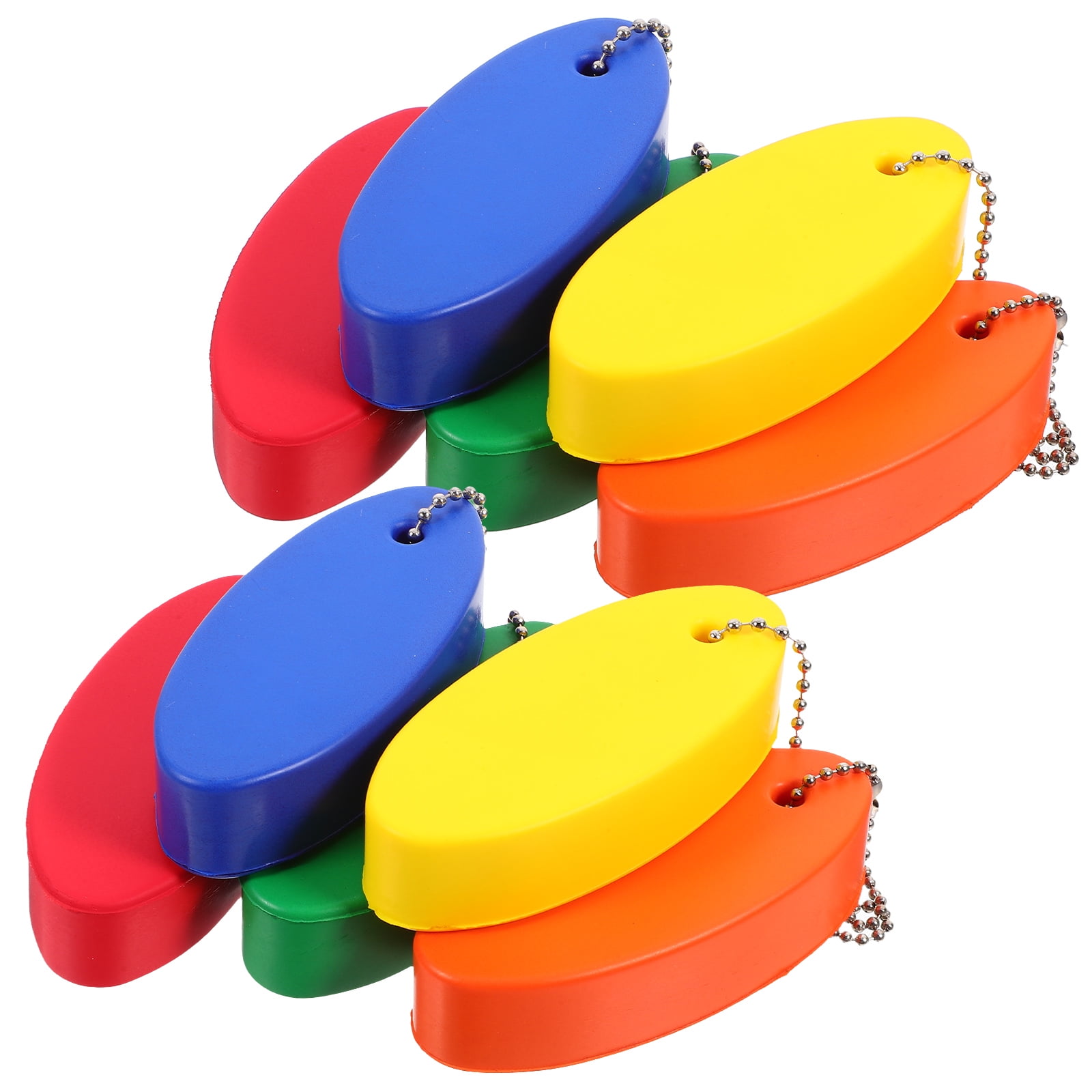 Lot 2 Porte-Clés Flottants Jaunes – Pour Bateau, Pêche, Kayak, Surf – Léger Et Résistant