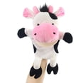 thumbnail image 1 of Cartoon Cow Plush Hand Puppet Role Play Animal Toy For Storytelling Teaching Puppet Theater, 1 of 7