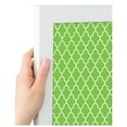 thumbnail image 4 of PinPix ArtToFrames 10x22 Custom Cork Bulletin Board Quatrefoil Green   Poster Board Has a Fabric Style Canvas Finish, Framed in Satin White Frame (PinPix-281), 4 of 6