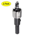 thumbnail image 1 of Unique Bargains 2 Pcs 17mm HSS Drill Bit Hole Saw Cutter for Metal Alloy Wood, 1 of 1