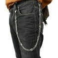 thumbnail image 3 of Biker Wallet Chain, Heavy Duty Pocket Chain with Round Clasp, Men Chains for Jeans, Pants Clothing Accessories, 3 of 10