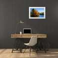 thumbnail image 3 of Hausenflock, Alan 24x17 White Modern Wood Framed Museum Art Print Titled - Peaks Of Otter Lake IV, 3 of 4
